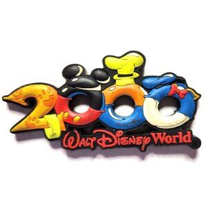Disney magnet Mickey Mouse Donald Duck Goofy vtg 2000 vacation souvenir keepsake